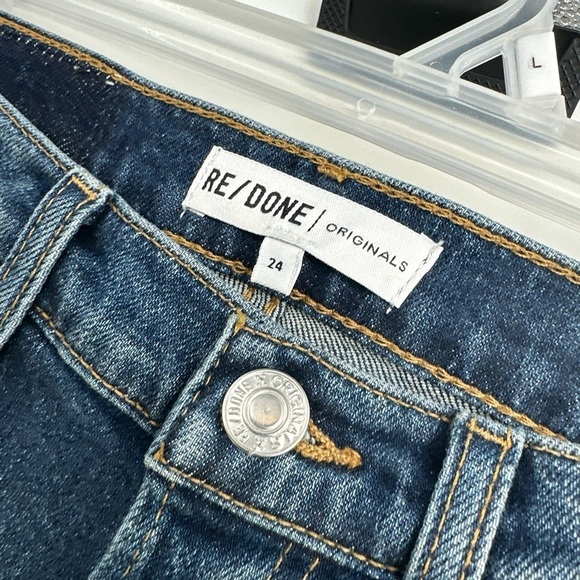 Re/Done Blue Skinny Jeans - Picture 4 of 6